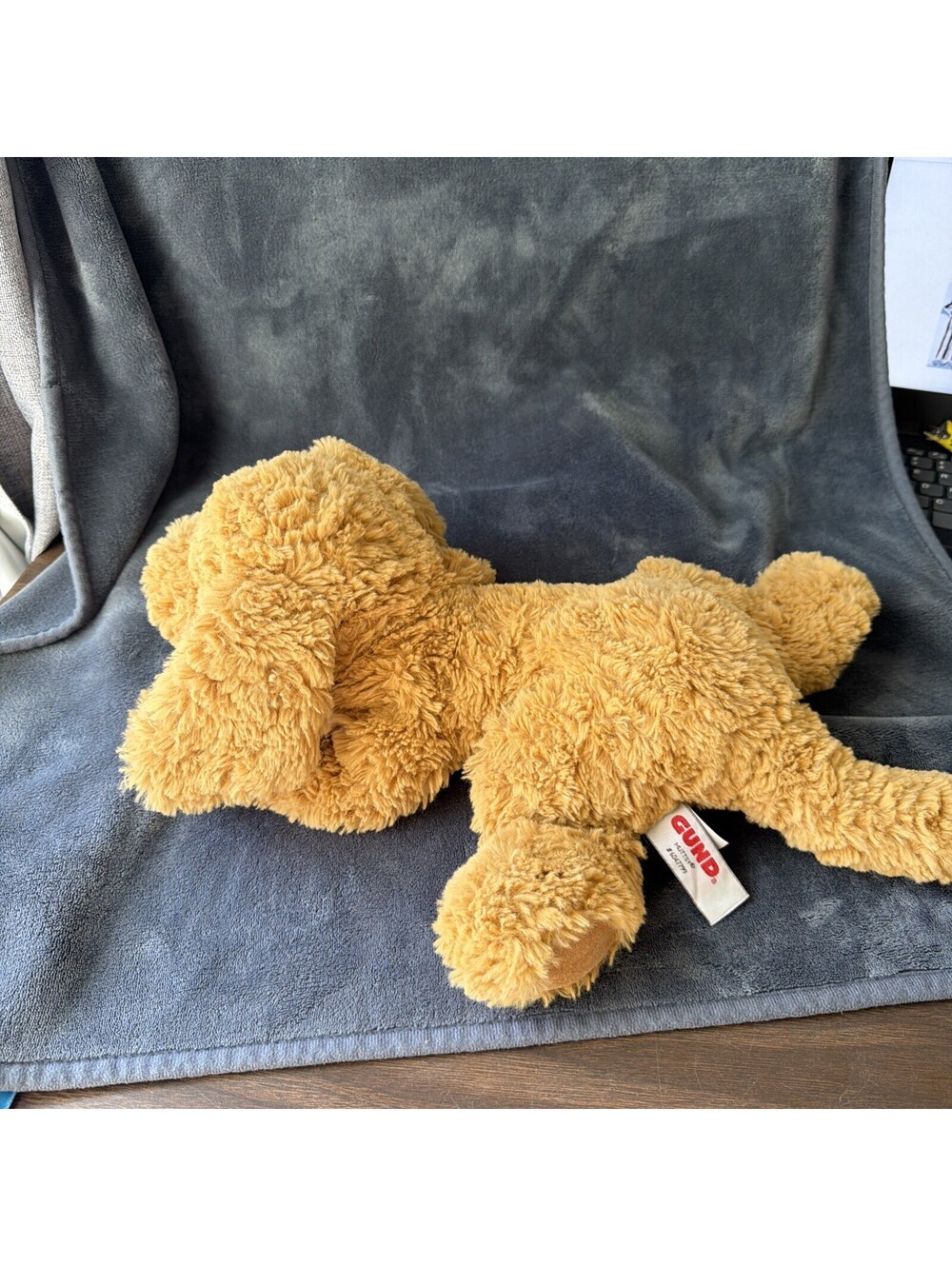 GUND Muttsy Tan Dog Puppy Stuffed Plush #6072034 Shaggy Golden Retriever Doodle